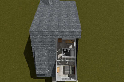 Overhead Second Floor for House Plan #4848-00549