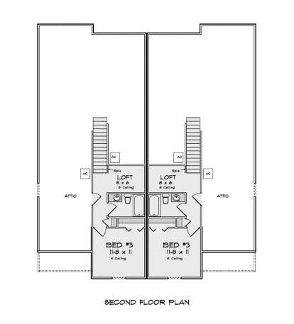 Second Floor for House Plan #4848-00552