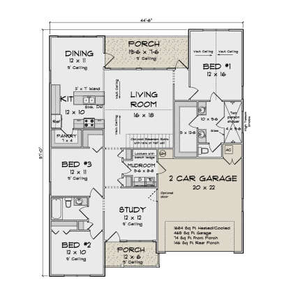 Main Floor  for House Plan #4848-00553
