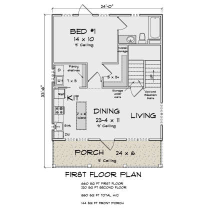 Main Floor  for House Plan #4848-00554
