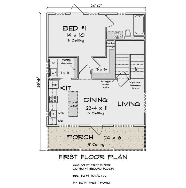 House Plan House Plan #34855 Drawing 1
