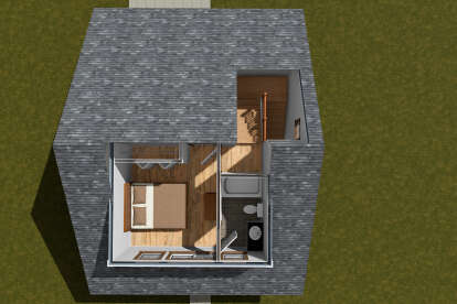 Overhead Second Floor for House Plan #4848-00554