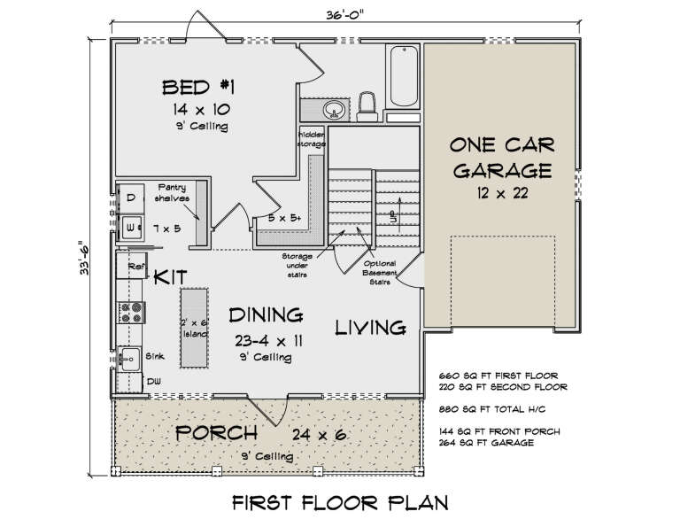 House Plan House Plan #34856 Drawing 1