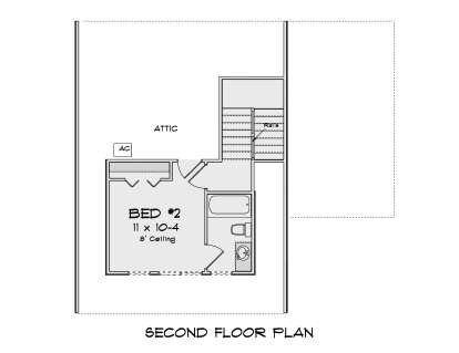 Second Floor for House Plan #4848-00555