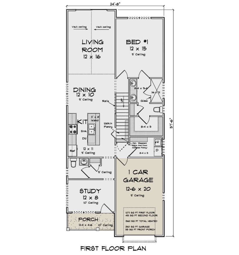 House Plan House Plan #34857 Drawing 1