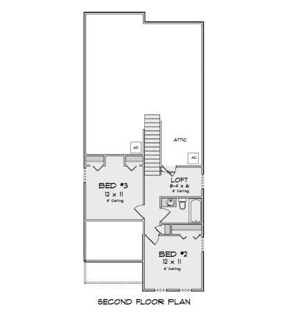 Second Floor for House Plan #4848-00556