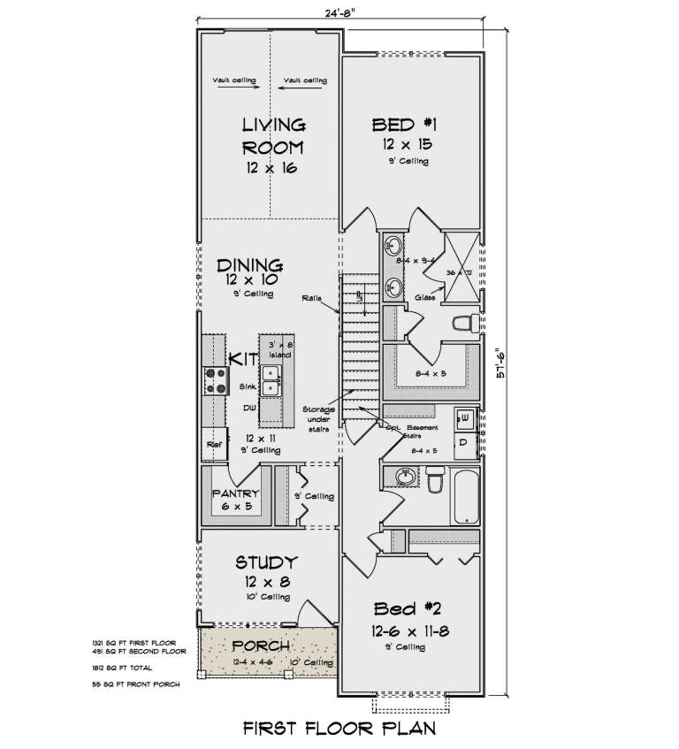 House Plan House Plan #34858 Drawing 1