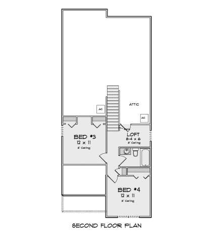 Second Floor for House Plan #4848-00557
