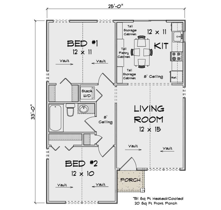 House Plan House Plan #34859 Drawing 1