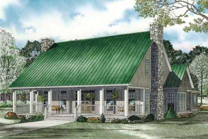 Cottage House Plan #110-00184 Elevation Photo