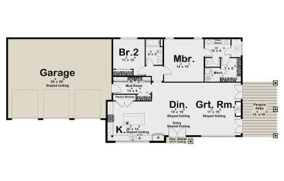 Main Floor  for House Plan #963-01224