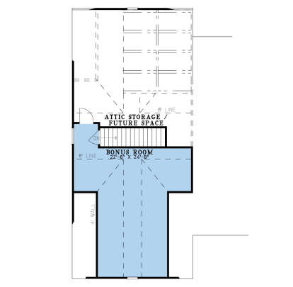 Bonus Room for House Plan #8318-00444