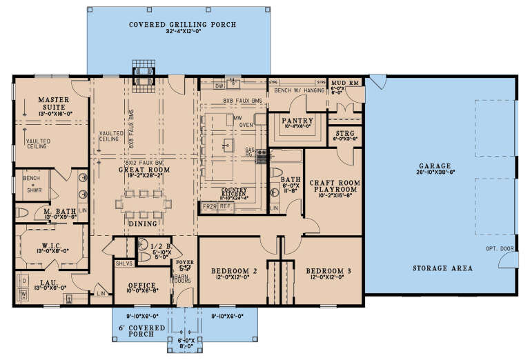 House Plan House Plan #34865 Drawing 1
