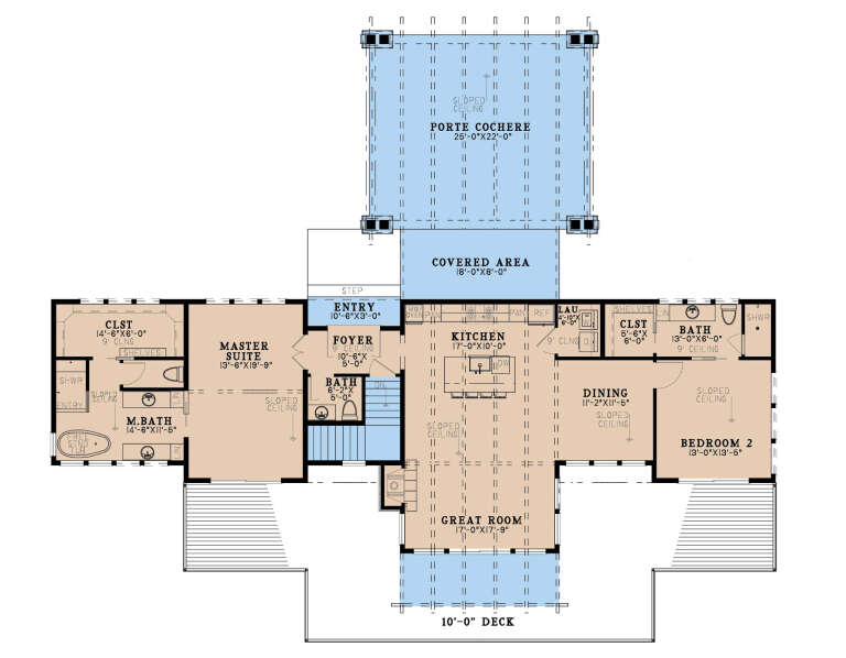 House Plan House Plan #34868 Drawing 1