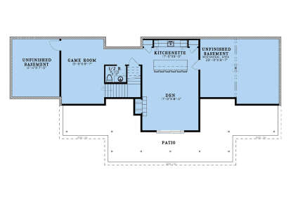 Basement for House Plan #8318-00448