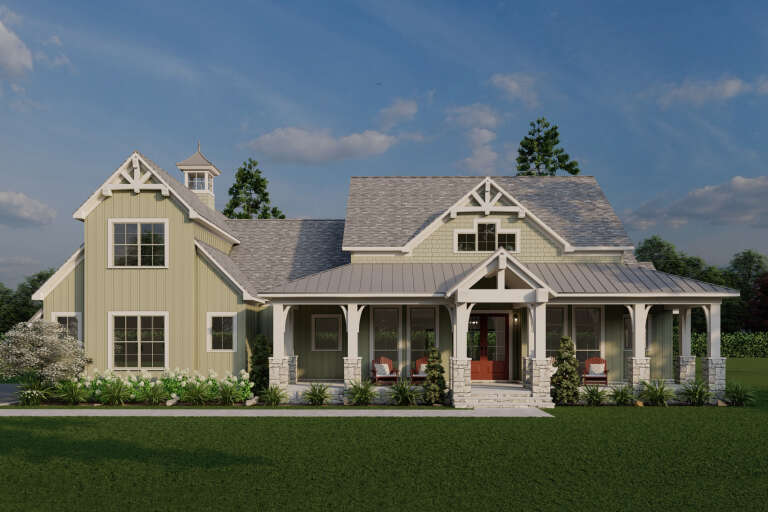 House Plan House Plan #34869 Front Elevation 
