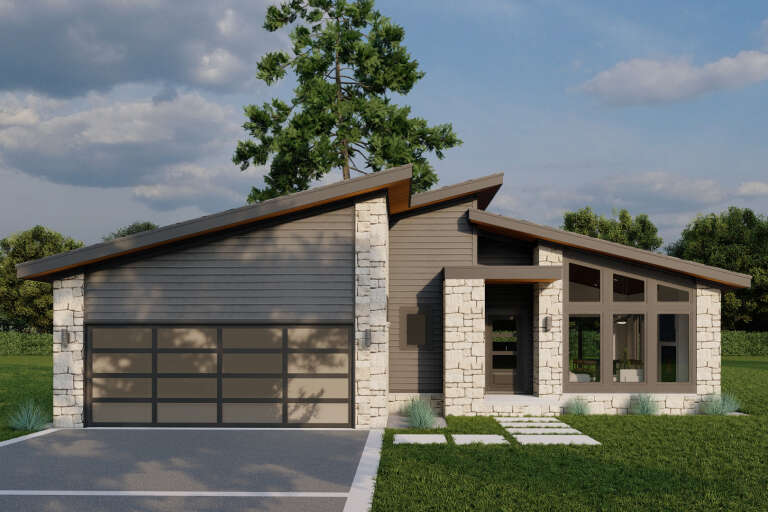 House Plan House Plan #34870 Front Elevation 
