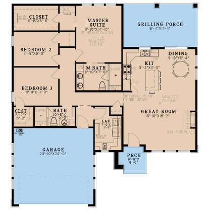 Main Floor  for House Plan #8318-00450