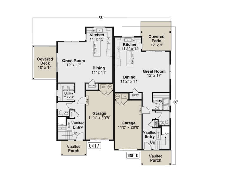 House Plan House Plan #34873 Drawing 1