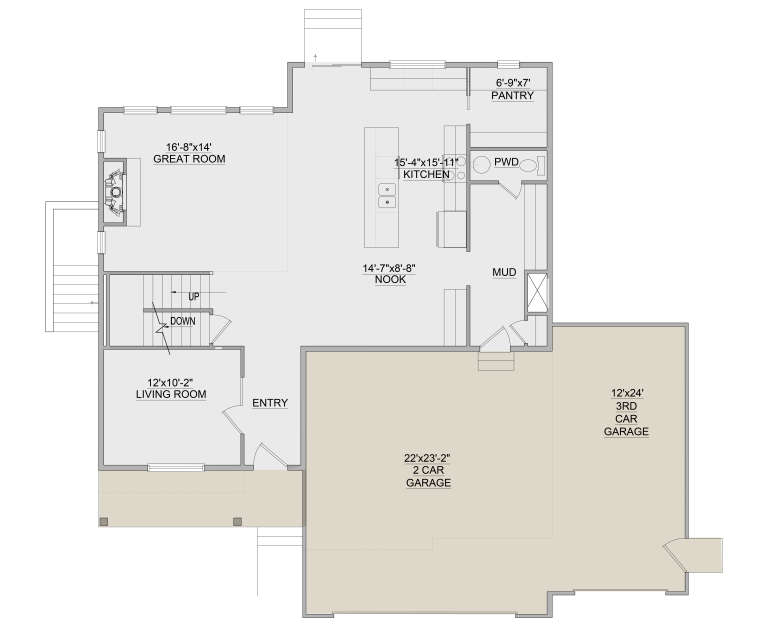 House Plan House Plan #34875 Drawing 1