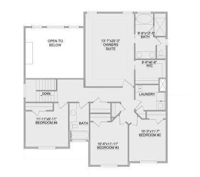Second Floor for House Plan #8768-00171