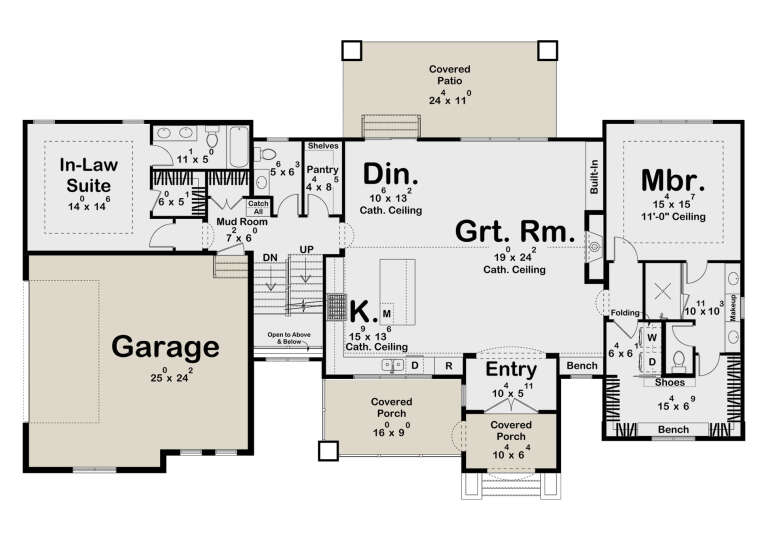 House Plan House Plan #34876 Drawing 1