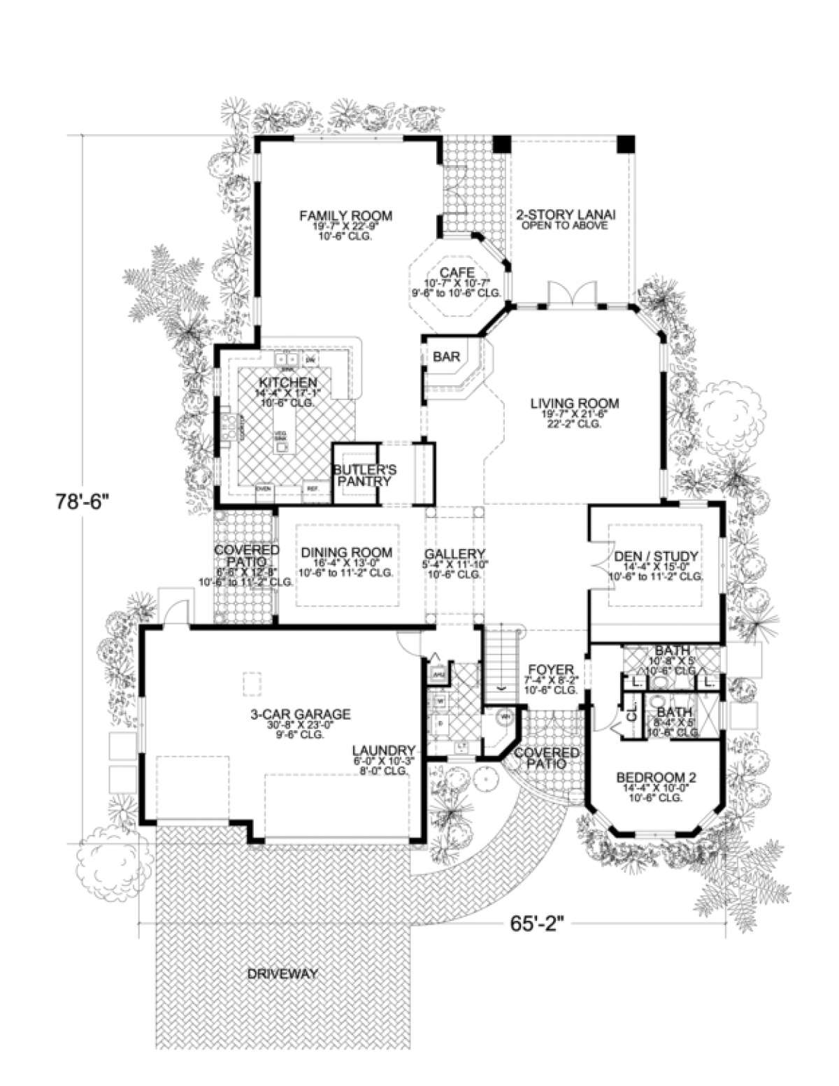 Floorplan 1 for House Plan #168-00067