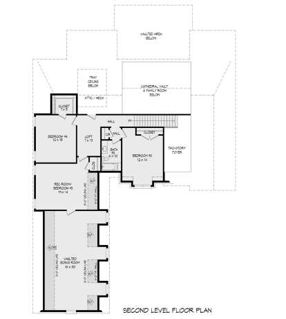 Second Floor for House Plan #940-01395