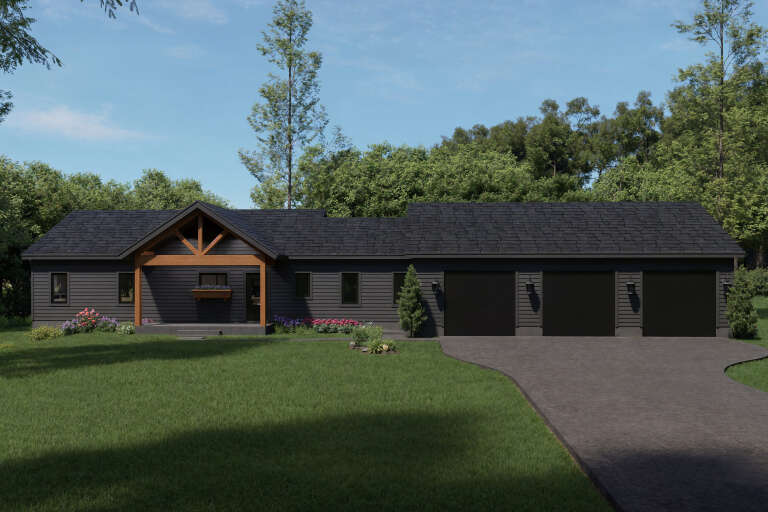 House Plan House Plan #34888 Front Elevation 