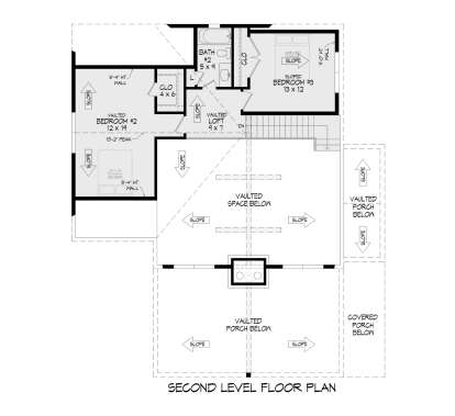 Second Floor for House Plan #940-01398