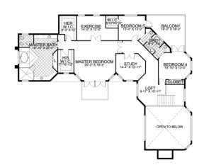 Floorplan 2 for House Plan #168-00068