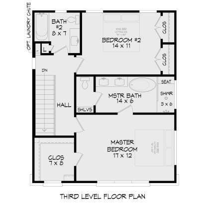 Third Floor for House Plan #940-01399
