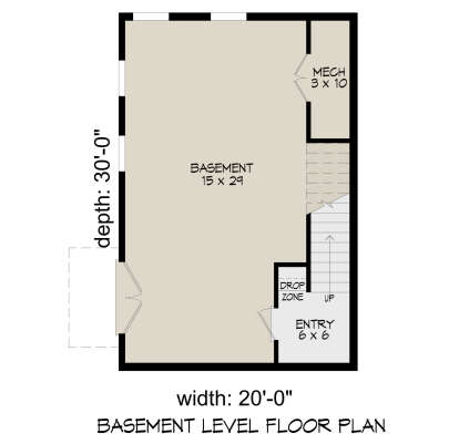 Lower Floor/Basement for House Plan #940-01401