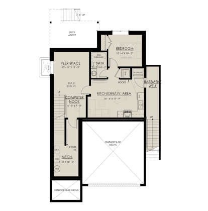 Basement  for House Plan #8937-00119