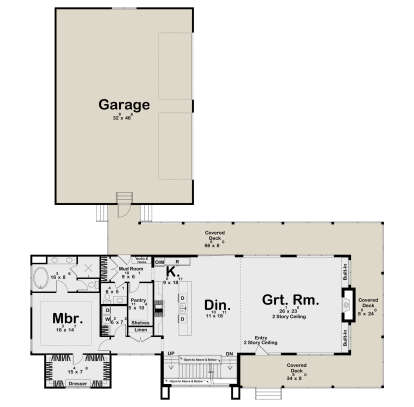 Main Floor for House Plan #963-01227