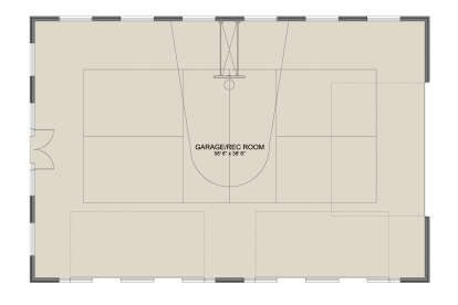 Garage Floor for House Plan #2802-00474