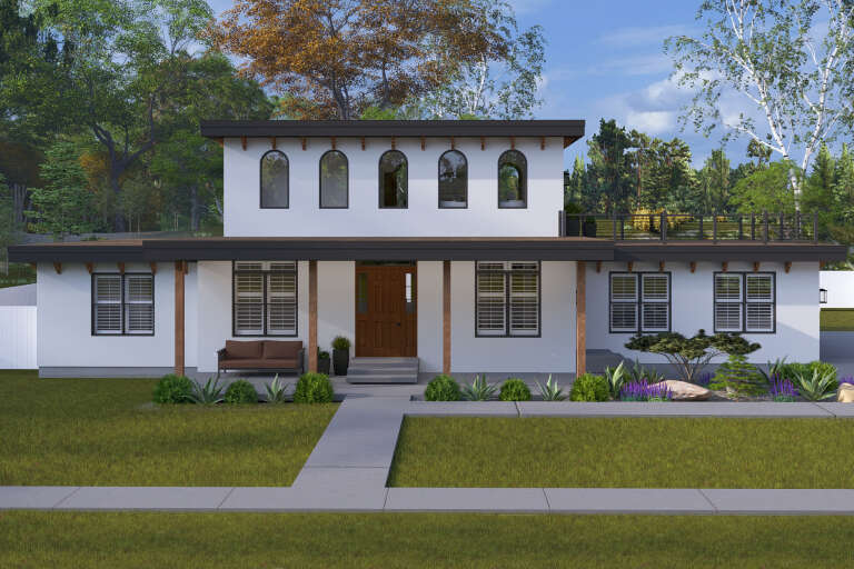 House Plan House Plan #34905 Front Elevation 