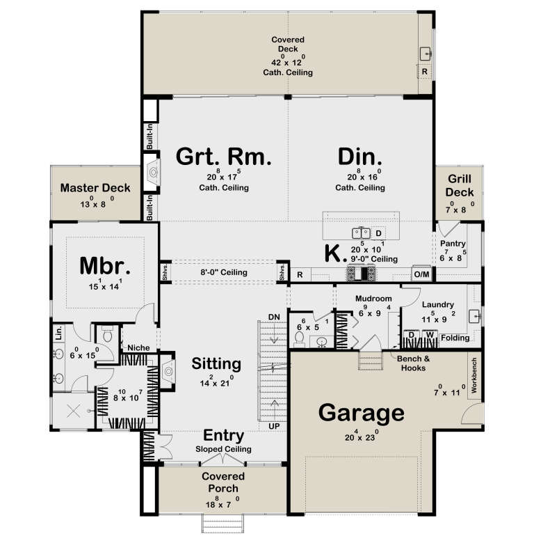 House Plan House Plan #34907 Drawing 1