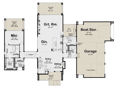 Main Floor for House Plan #963-01229