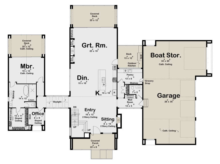 House Plan House Plan #34908 Drawing 1
