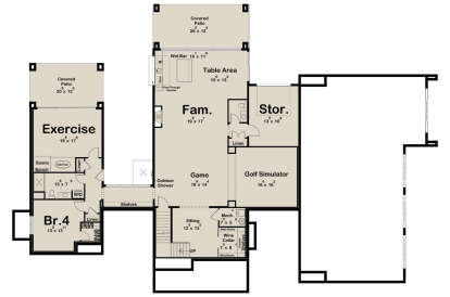 Basement  for House Plan #963-01229
