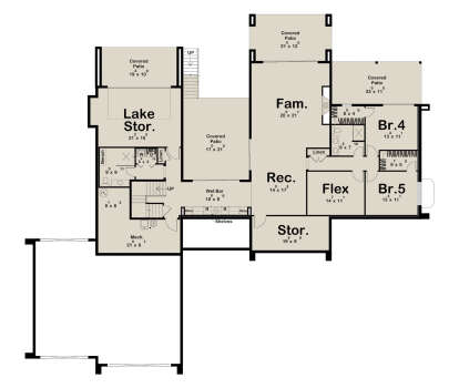 Basement for House Plan #963-01230