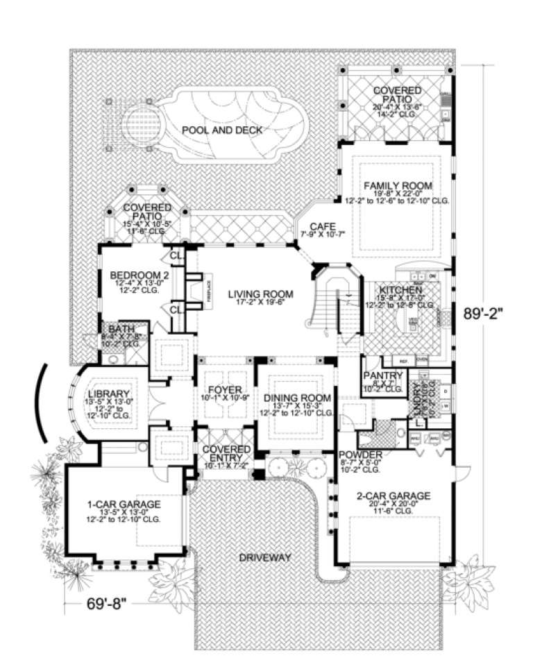 House Plan House Plan #3491 Drawing 1