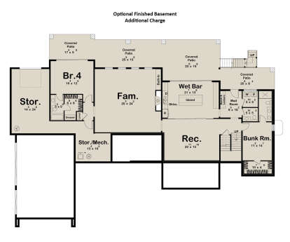 Basement for House Plan #963-01232