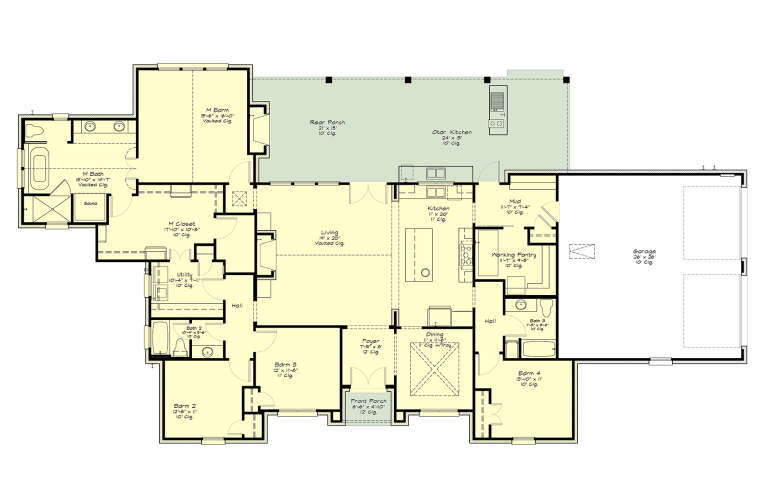 House Plan House Plan #34914 Drawing 1