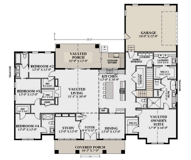 House Plan House Plan #34915 Drawing 1
