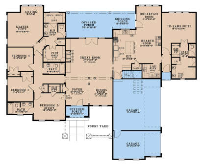 Main Floor for House Plan #8318-00453