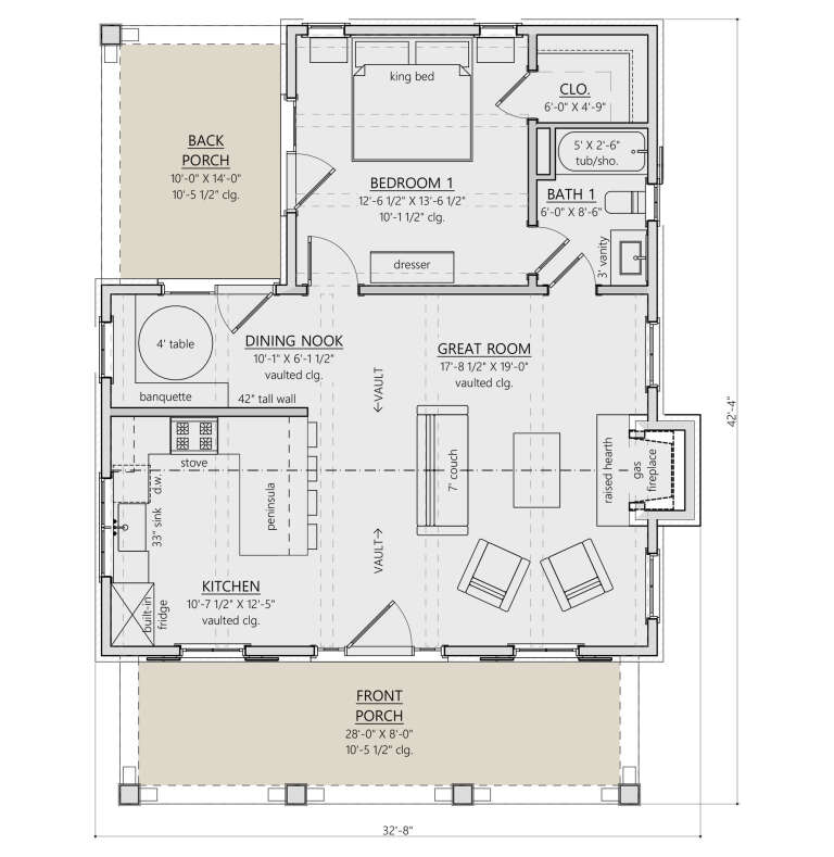 House Plan House Plan #34918 Drawing 1