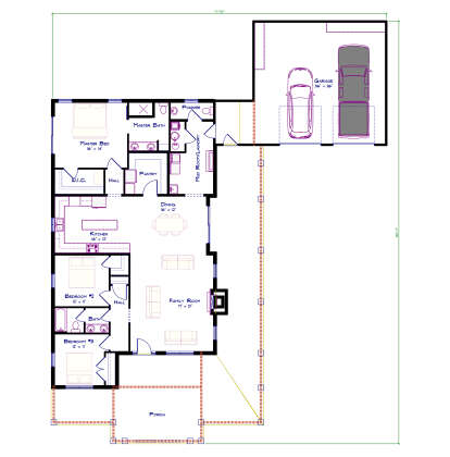 Main Floor  for House Plan #8816-00012
