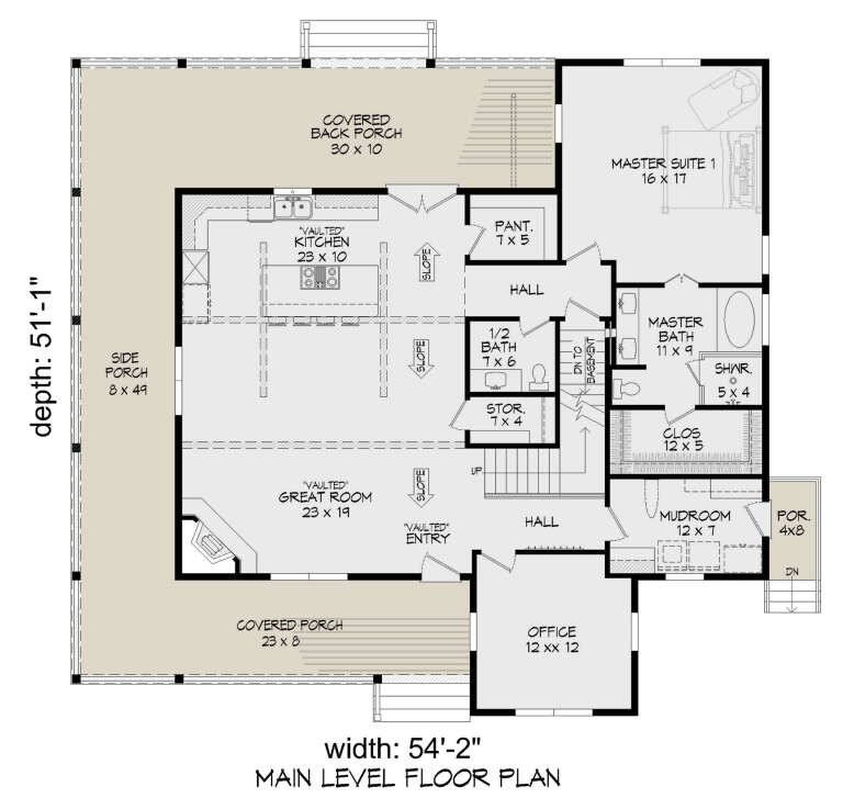 House Plan House Plan #34921 Drawing 1